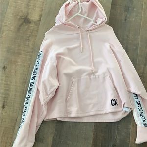 Calvin Klein pink hoodie